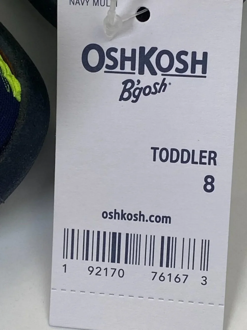 OshKosh Toddler Shark Theme Swim Beach Shoes  8M New w/ tags